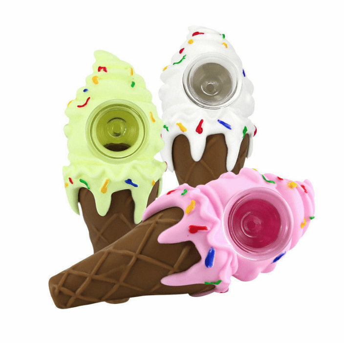 Silicone Ice Cream Hand Pipe Vape Superstore  Saskatchewan Canada