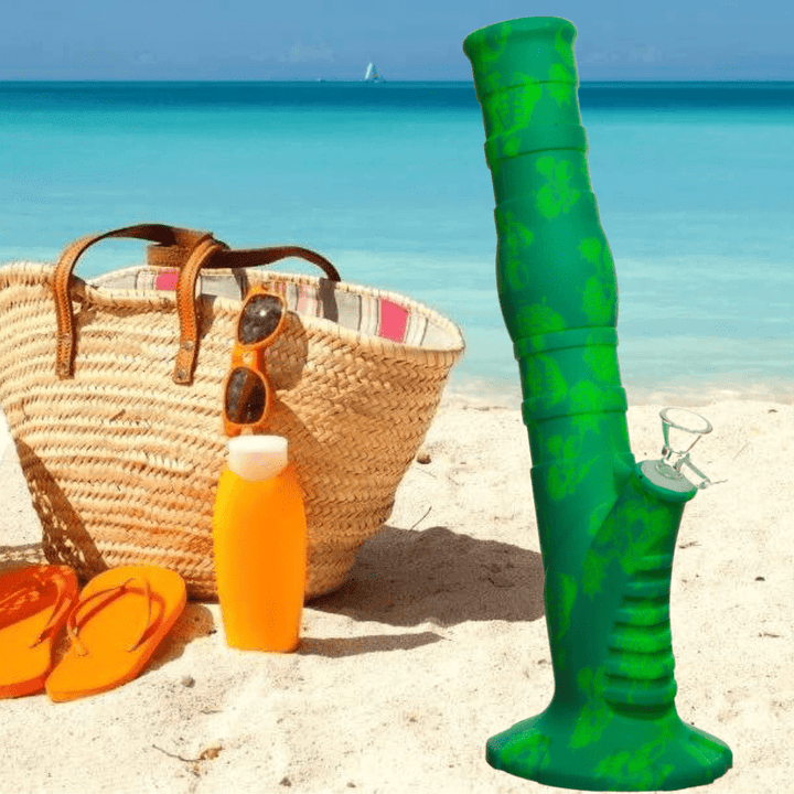 Silicone Straight Tube Bong-Mystic Magic 14" 12" Vape Superstore  Saskatchewan Canada