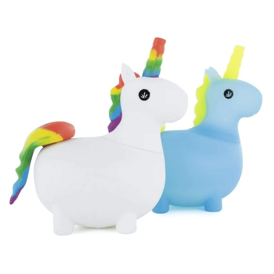 Silicone Unicorn Bubbler Pipe- 6" 6" Vape Superstore  Saskatchewan Canada