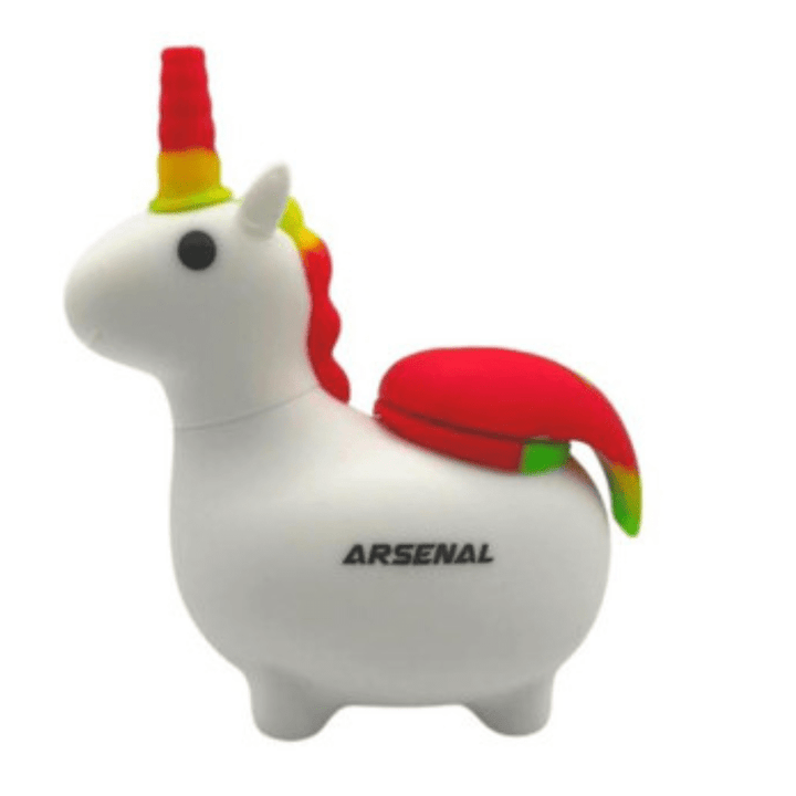 Silicone Unicorn Bubbler Pipe- 6" 6" Vapexcape Vape and Bong Shop Regina Saskatchewan
