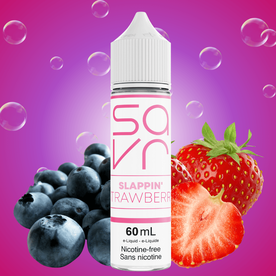 Slappin' Strawberry by Savr E-Liquid 60mL / 3mg Vape Superstore  Saskatchewan Canada