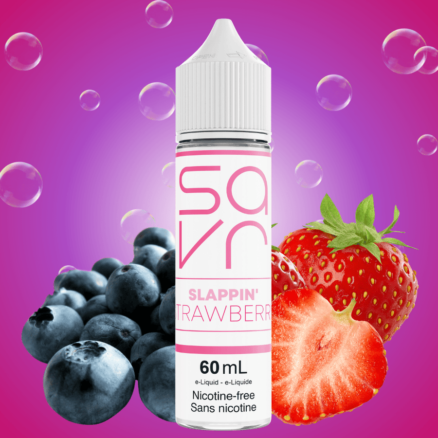 Slappin' Strawberry by Savr E-Liquid 60mL / 3mg Vape Superstore  Saskatchewan Canada