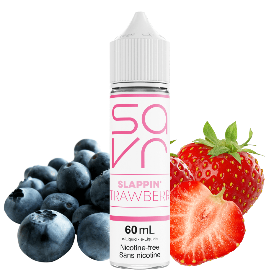 Slappin' Strawberry by Savr E-Liquid 60mL / 3mg Vape Superstore  Saskatchewan Canada