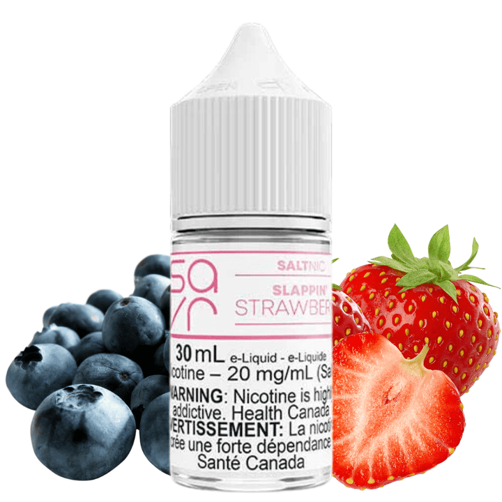 Slappin' Strawberry Salt by Savr E-Liquid 10mg Vape Superstore  Saskatchewan Canada