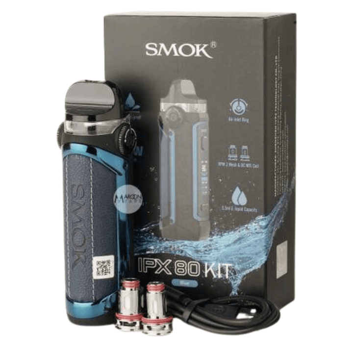 Smok IPX 80 Pod Kit-3000 mAh 3000 mAh / Blue Vapexcape Vape and Bong Shop Regina Saskatchewan