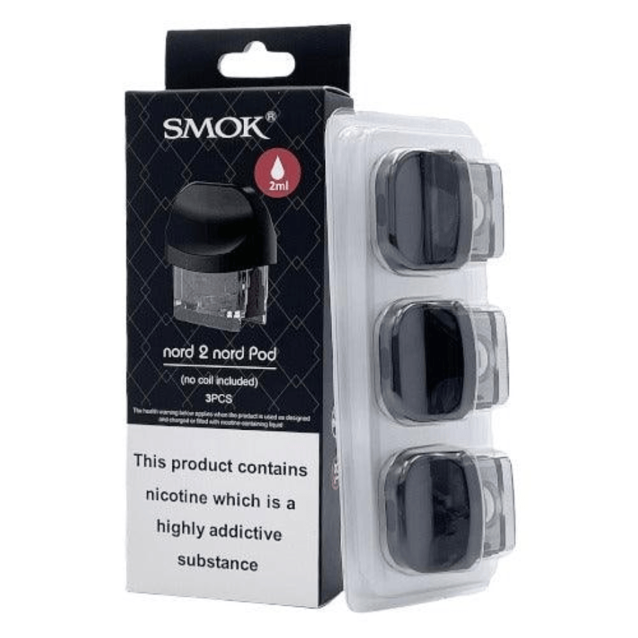Smok Nord 2 Empty Replacement Pods 3/pkg Vape Superstore  Saskatchewan Canada