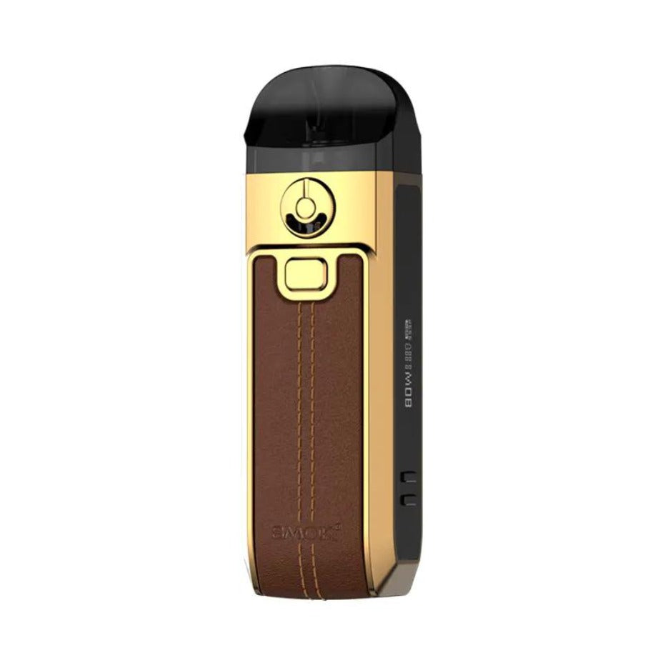 Smok Nord 4 Pod Kit 80W / Brown Leather Vape Superstore  Saskatchewan Canada