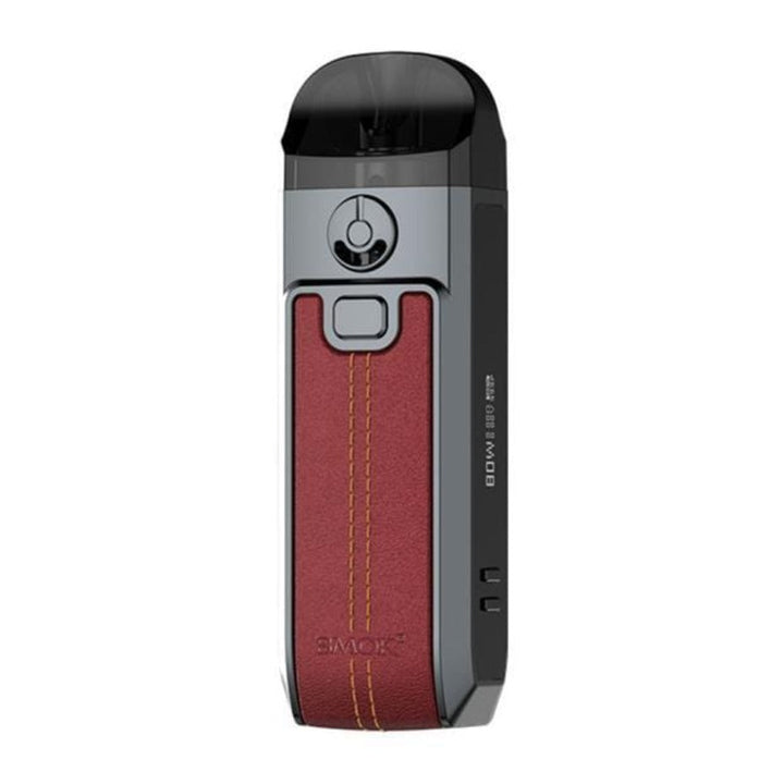 Smok Nord 4 Pod Kit 80W / Red Leather Vape Superstore  Saskatchewan Canada