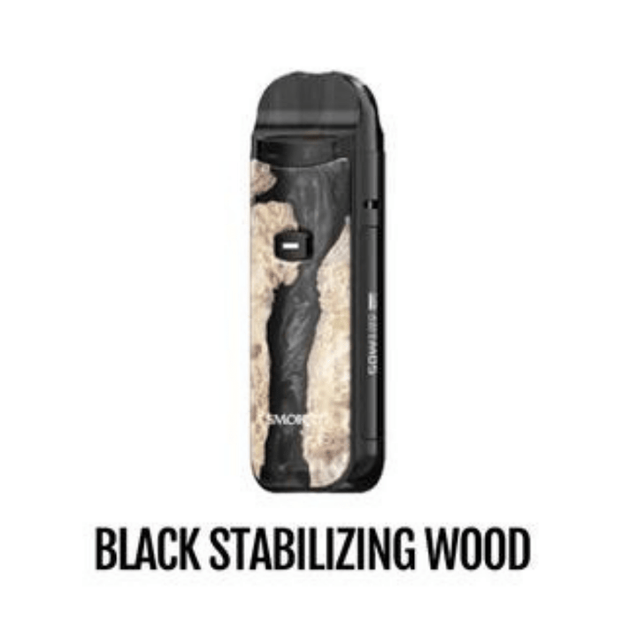 Smok Nord 50 Pod Kit Black Stabilizing Wood Vapexcape Vape and Bong Shop Regina Saskatchewan
