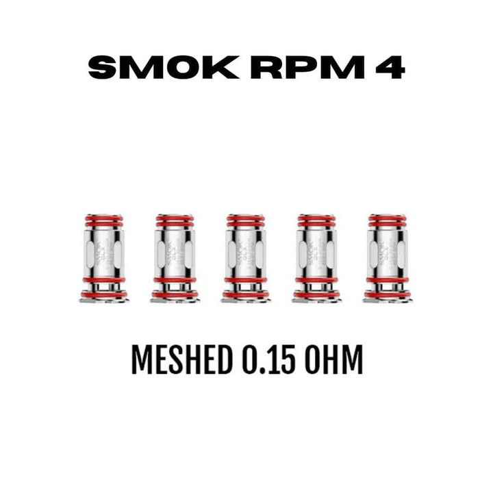 Smok RPM 4 Replacement Coils-5pk 0.15Ω (30-60W) Vape Superstore  Saskatchewan Canada