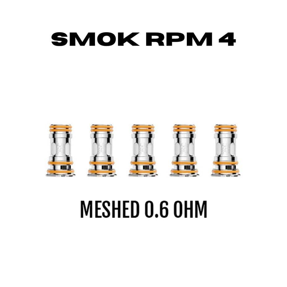 Smok RPM 4 Replacement Coils-5pk 0.6Ω (10-30W) Vape Superstore  Saskatchewan Canada