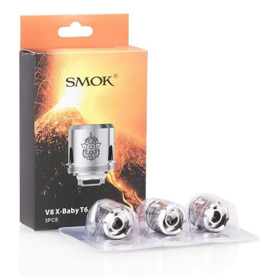 Smok TFV8 X-Baby Coils T6 Vapexcape Vape and Bong Shop Regina Saskatchewan