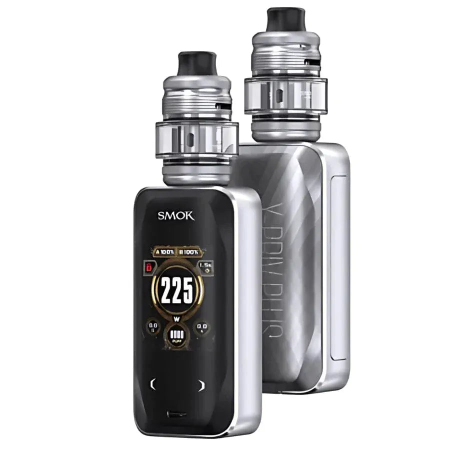 Smok X-Priv Plus Box Mod Kit-225w Silver Lines Vape Superstore  Saskatchewan Canada