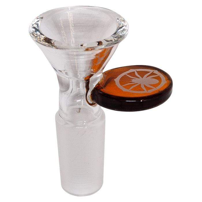 Spider Glass Bowls-14mm Male Amber Vapexcape Vape and Bong Shop Regina Saskatchewan