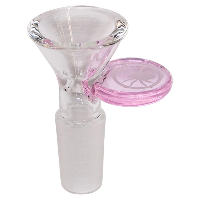 Spider Glass Bowls-14mm Male Pink Vapexcape Vape and Bong Shop Regina Saskatchewan