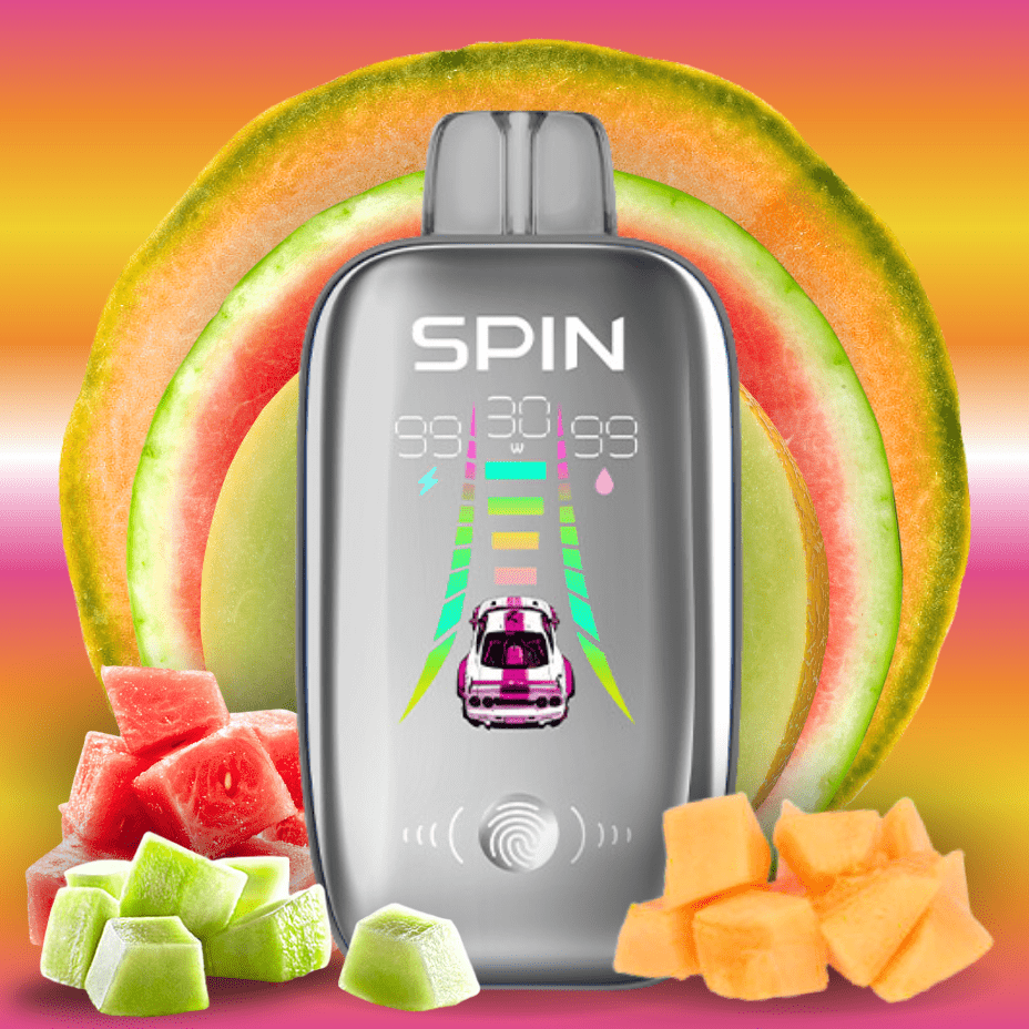 Spin Ultra 40k Disposable Vape - Watermelon Honeydew Cantaloupe 40000 / 20mg Vape Superstore  Saskatchewan Canada