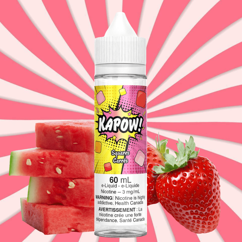 Squares by Kapow E-Liquid Vape Superstore  Saskatchewan Canada