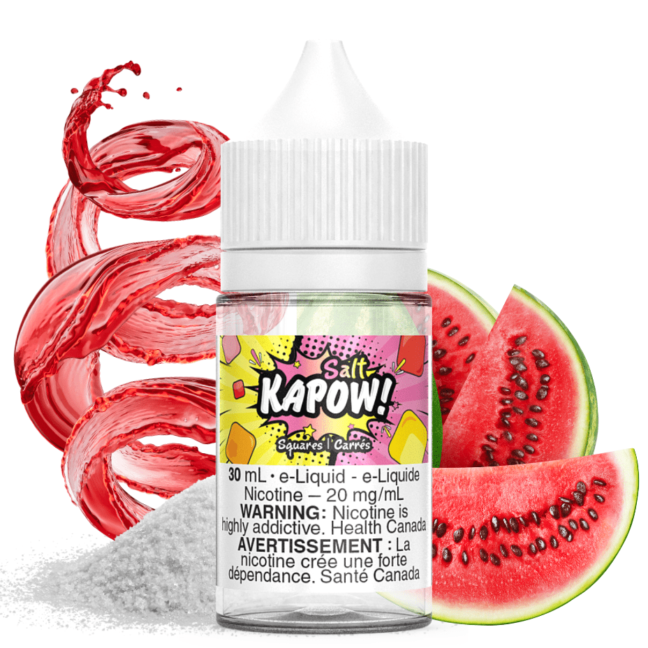 Squares Salt by Kapow E-Liquid 30ml / 12mg Vape Superstore  Saskatchewan Canada