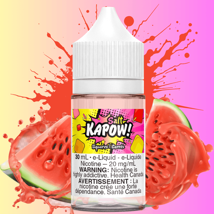 Squares Salt by Kapow E-Liquid Vape Superstore  Saskatchewan Canada
