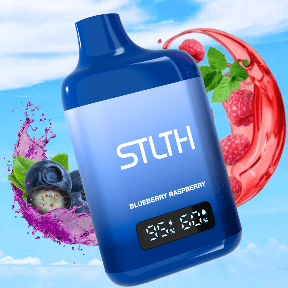 STLTH Eco Box Disposable Vape - Blueberry Raspberry 10mL / 20mg Vapexcape Vape and Bong Shop Regina Saskatchewan