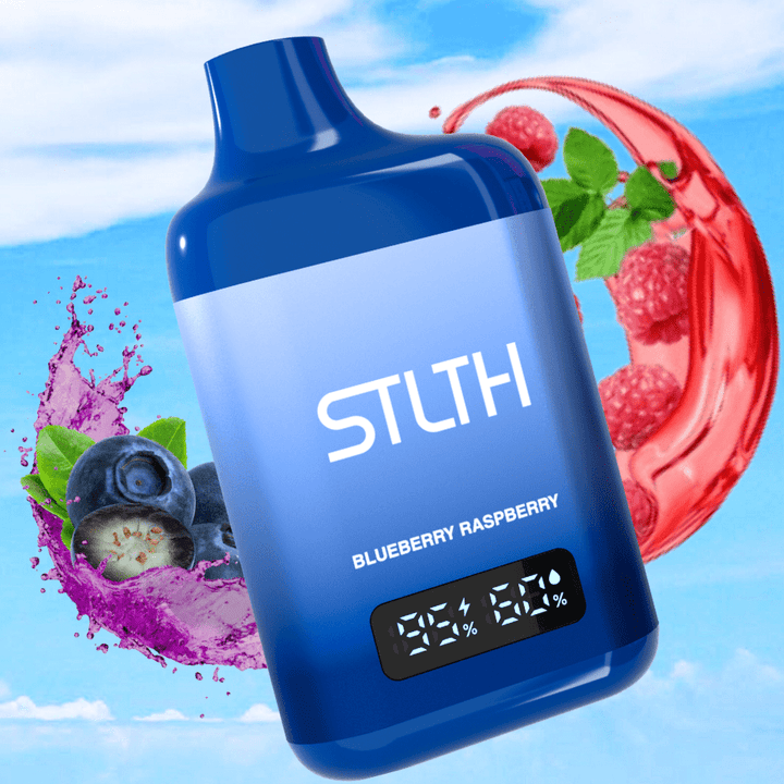STLTH Eco Box Disposable Vape - Blueberry Raspberry 10mL / 20mg Vapexcape Vape and Bong Shop Regina Saskatchewan