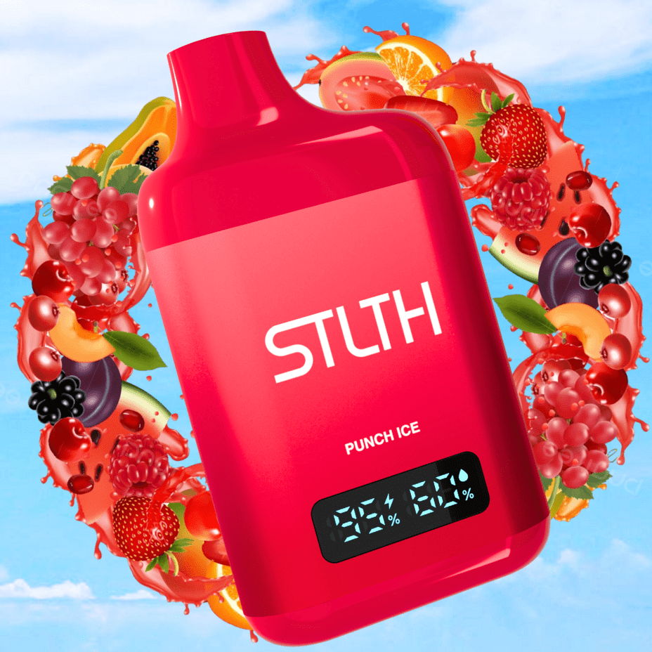 STLTH Eco Box Disposable Vape - Punch Ice 10ml / 20mg Vapexcape Vape and Bong Shop Regina Saskatchewan