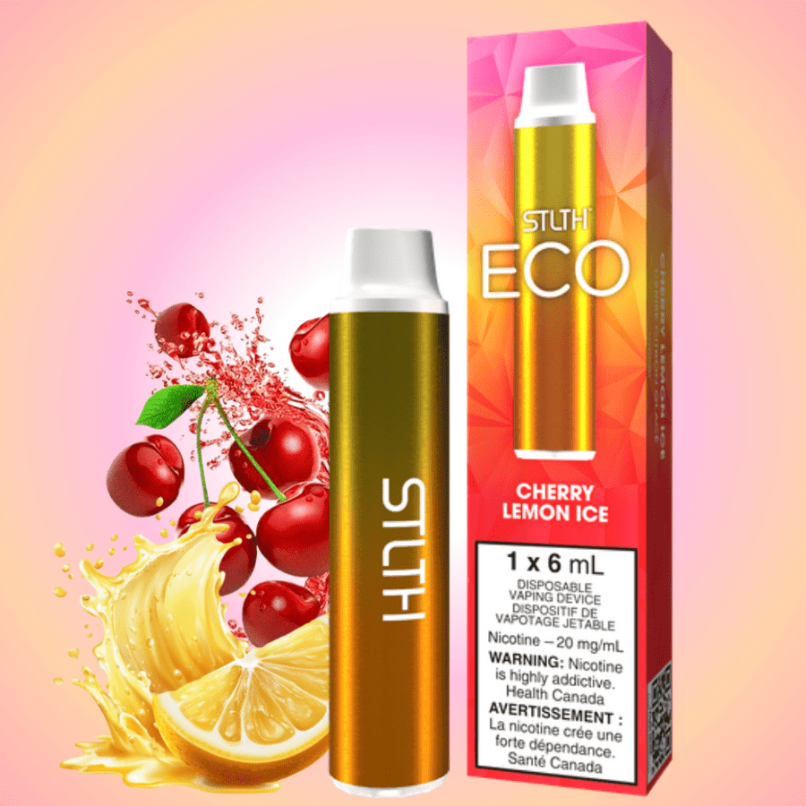 STLTH Eco Disposable Vape - Cherry Lemon Ice 20mg Vapexcape Vape and Bong Shop Regina Saskatchewan