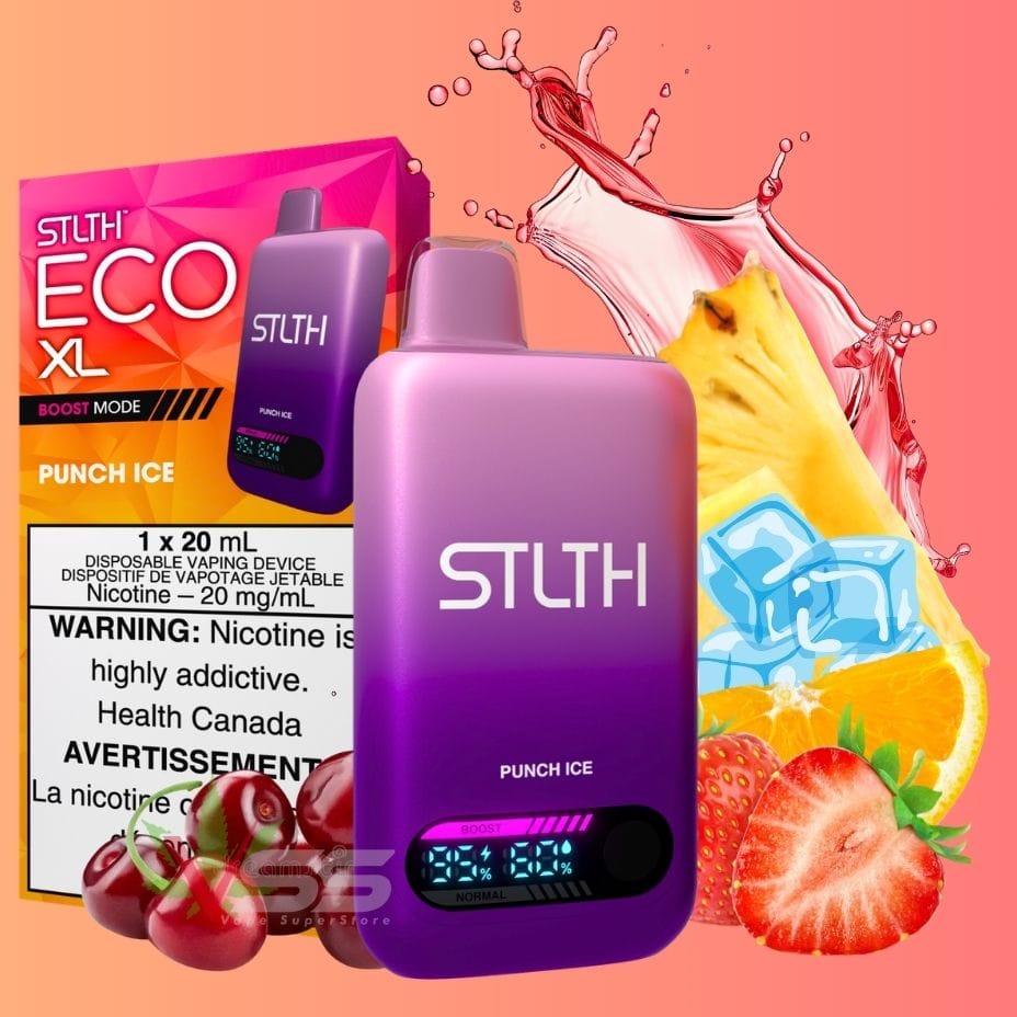 Vape jetable STLTH Eco XL - Punch Ice en Saskatchewan Vapexcape Vape SuperStore-Vape & Bong Shop Vape jetable STLTH Eco XL - Punch Ice en Saskatchewan Vapexcape Vape SuperStore-Vape & Bong Shop