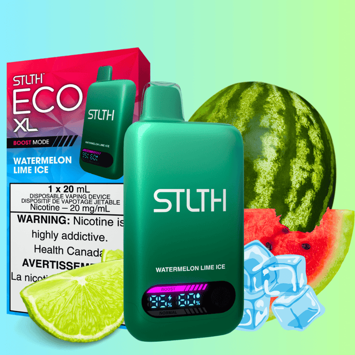 STLTH Eco XL Disposable Vape - Watermelon Lime Ice Vape Superstore  Saskatchewan Canada