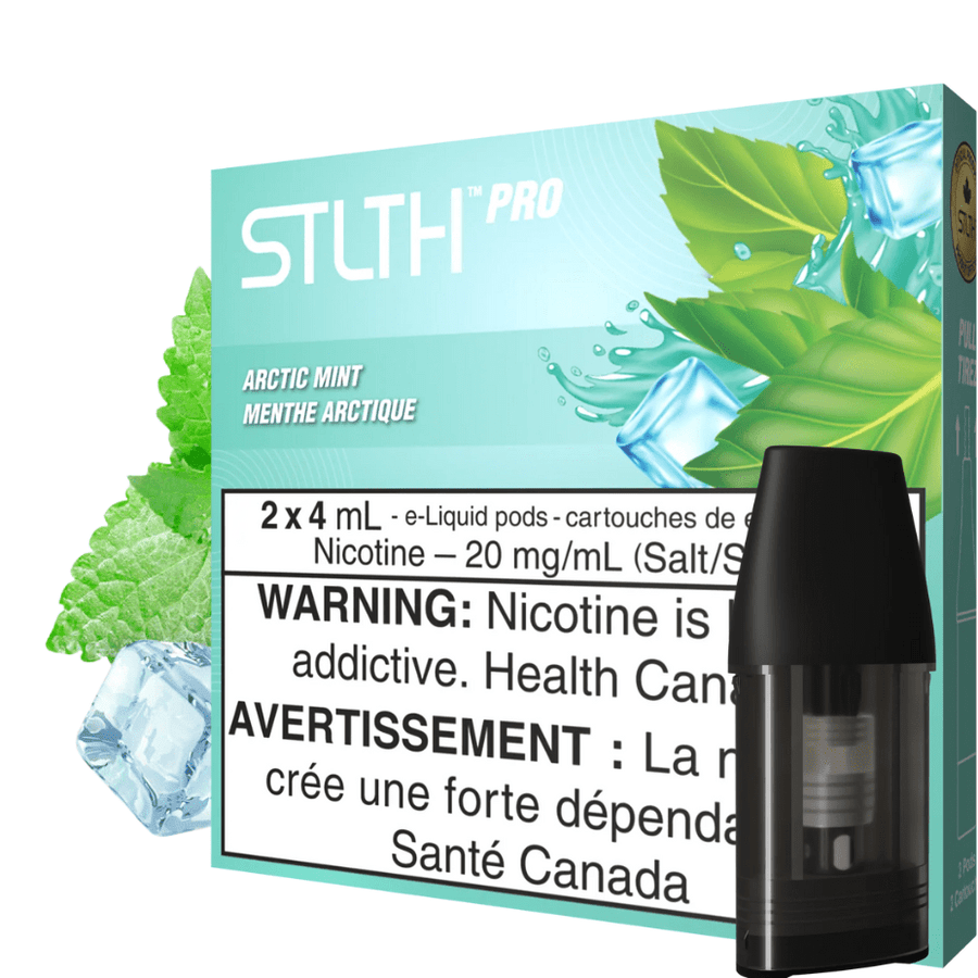 STLTH PRO/PRO X Pods-Arctic Mint Vapexcape Vape and Bong Shop Regina Saskatchewan