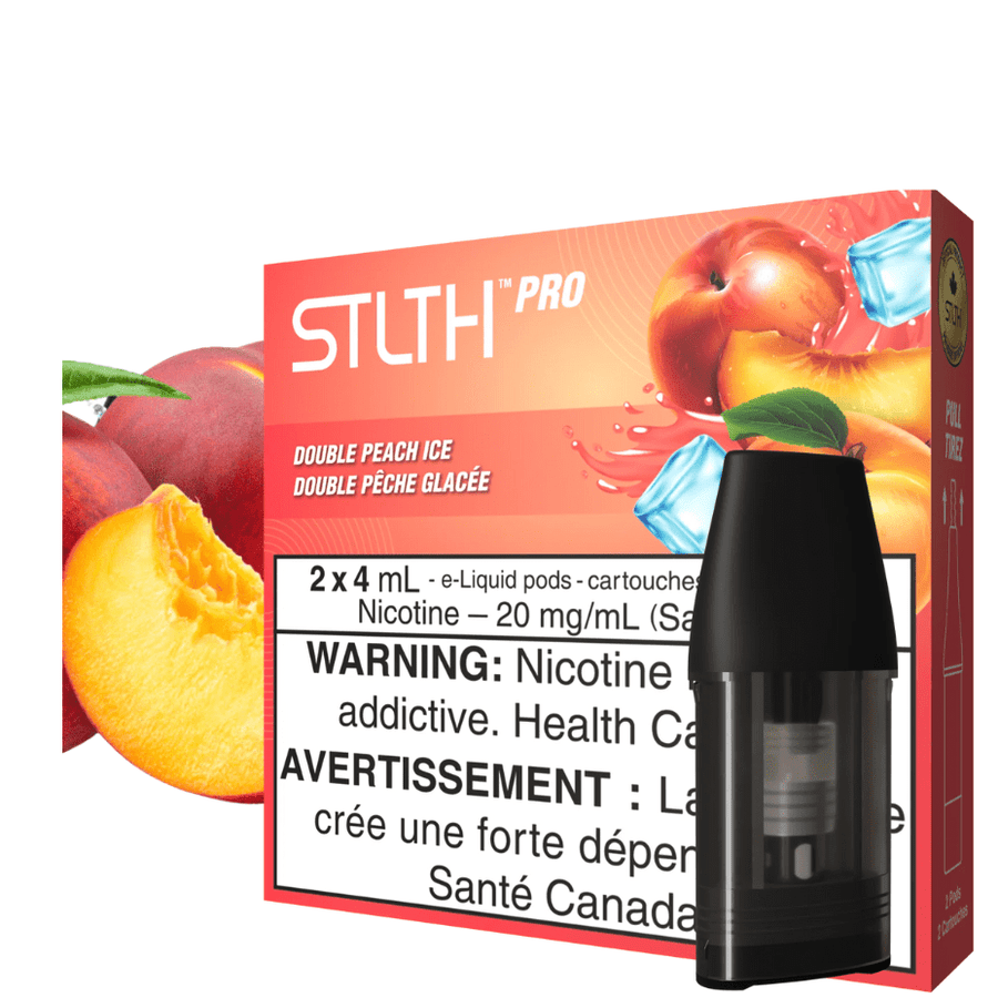 STLTH PRO/PRO X Pods-Double Peach Ice Vape Superstore  Saskatchewan Canada