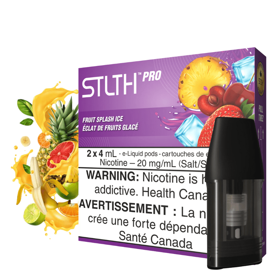 STLTH PRO/PRO X Pods-Fruit Splash Ice Vapexcape Vape and Bong Shop Regina Saskatchewan