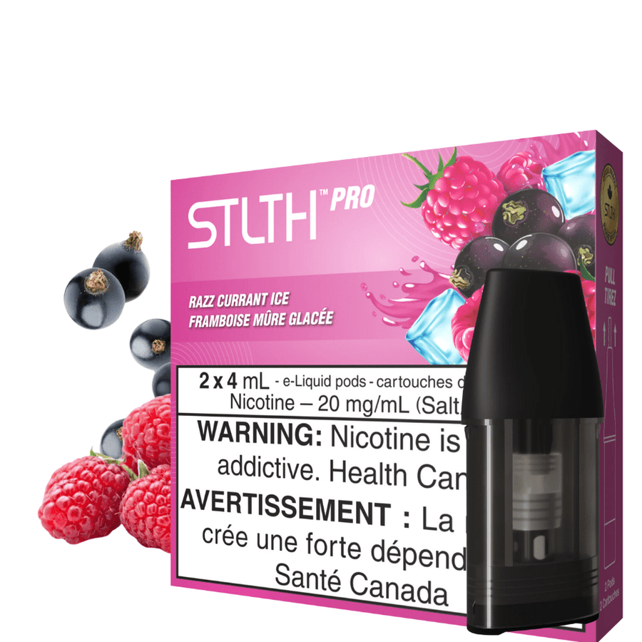 STLTH PRO/PRO X Pods-Razz Currant Ice Vape Superstore  Saskatchewan Canada