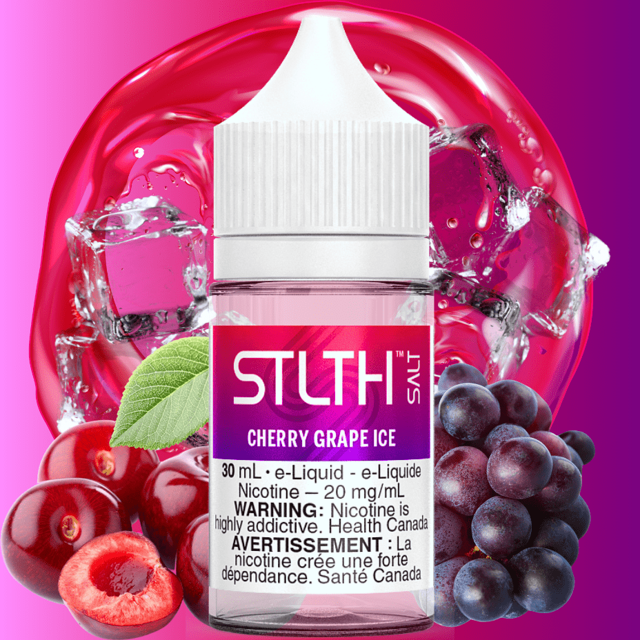 STLTH Salt - Cherry Grape Ice Vapexcape Vape & Bong Shop Regina, Canada  Vapexcape Vape SuperStore-Vape & Bong Shop