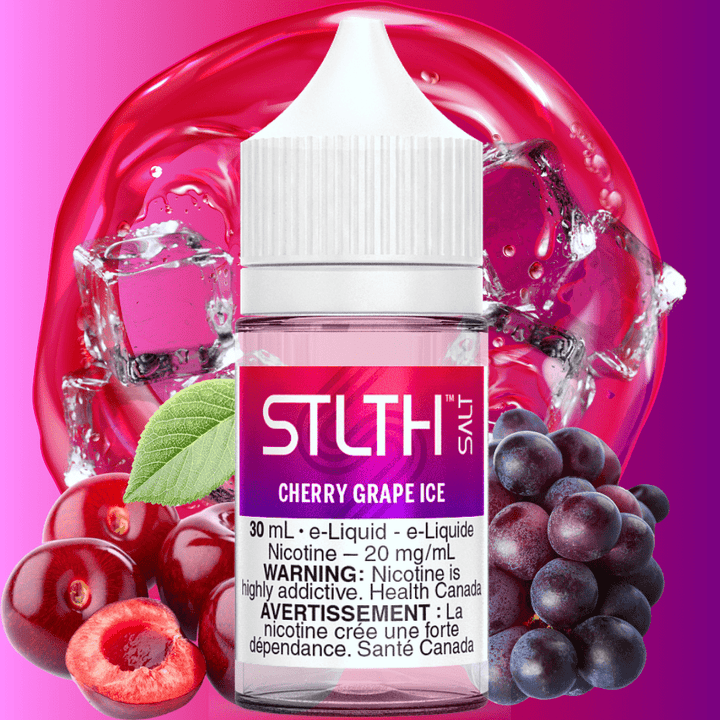 STLTH Salt - Cherry Grape Ice 30mL / 20mg Vape Superstore  Saskatchewan Canada