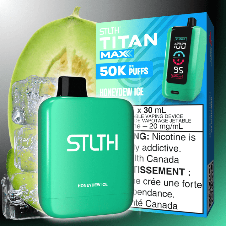 STLTH Titan Max 50k Disposable Vape-Honeydew Ice Vape Superstore  Saskatchewan Canada