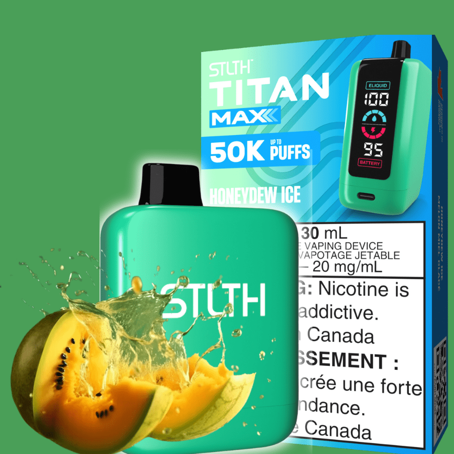 STLTH Titan Max 50k Disposable Vape-Honeydew Ice Vape Superstore  Saskatchewan Canada