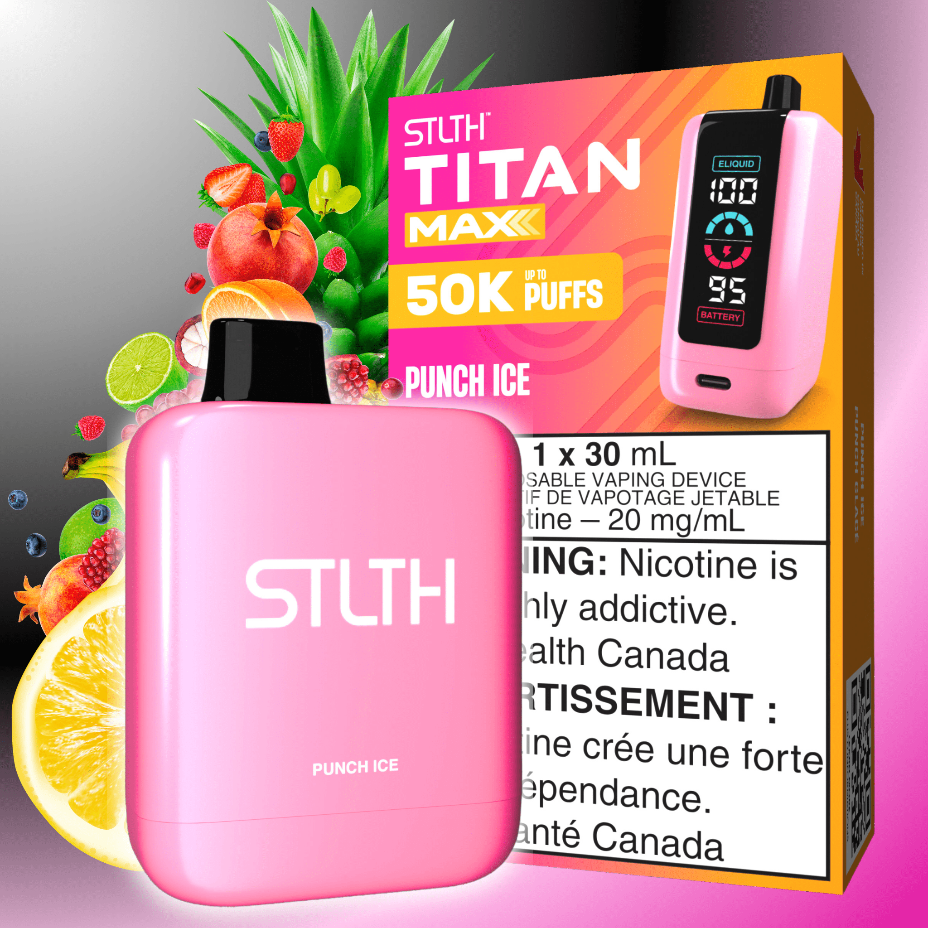 STLTH Titan Max 50k Disposable Vape - Punch Ice 50000 Puffs Vape Superstore  Saskatchewan Canada