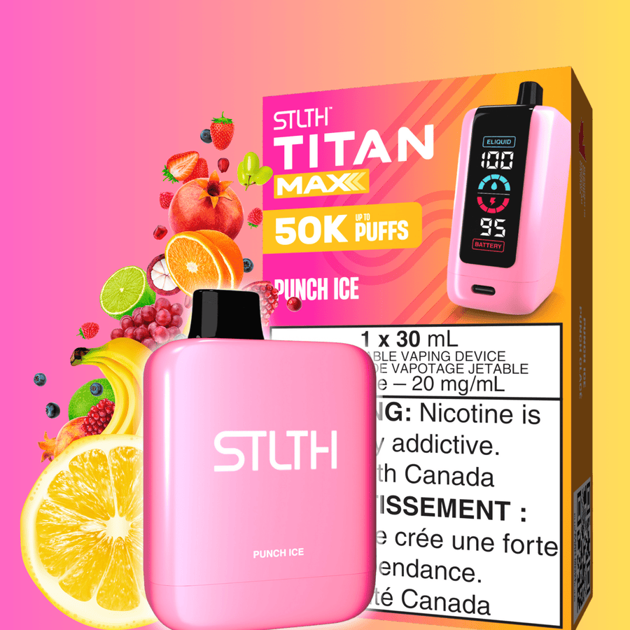 STLTH Titan Max 50k Disposable Vape - Punch Ice 50000 Puffs Vape Superstore  Saskatchewan Canada