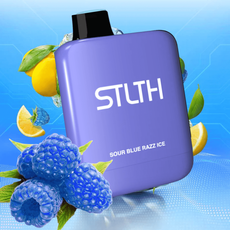 STLTH Titan Max 50K Disposable Vape - Sour Blue Razz Ice 50000 Puffs / 20mg Vape Superstore  Saskatchewan Canada