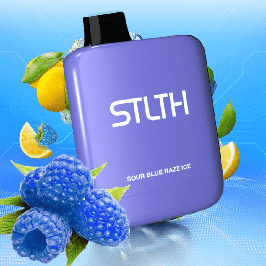 STLTH Titan Max 50K Disposable Vape - Sour Blue Razz Ice 50000 Puffs / 20mg Vape Superstore  Saskatchewan Canada