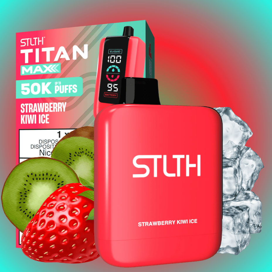 STLTH Titan Max 50K Disposable Vape - Strawberry Kiwi Ice 20mg / 30mL / 50000 Puffs Vape Superstore  Saskatchewan Canada