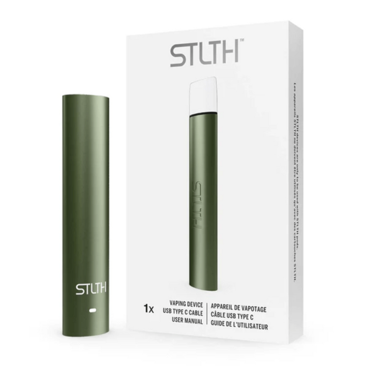 STLTH Type C Pod Device Green Metal Vape Superstore  Saskatchewan Canada