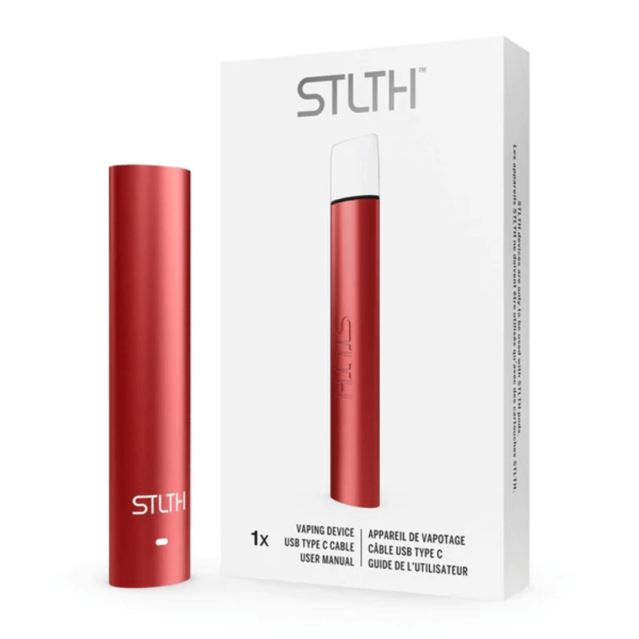 STLTH Type C Pod Device Red Metal Vape Superstore  Saskatchewan Canada