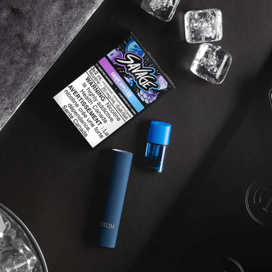 STLTH Type C Vape Device-Rubberized Navy Blue Vape Superstore  Saskatchewan Canada