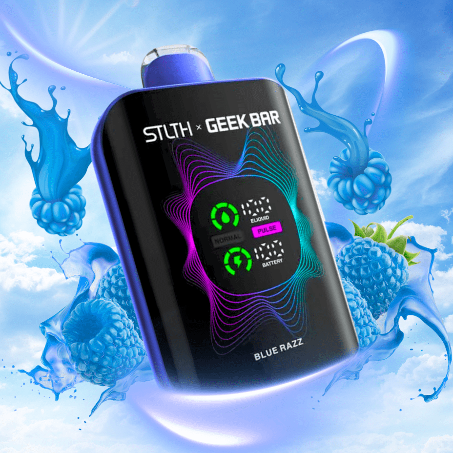 STLTH x Geek Bar 80K Disposable Vape-Blue Razz 20mg / 80000 Puffs Vape Superstore  Saskatchewan Canada