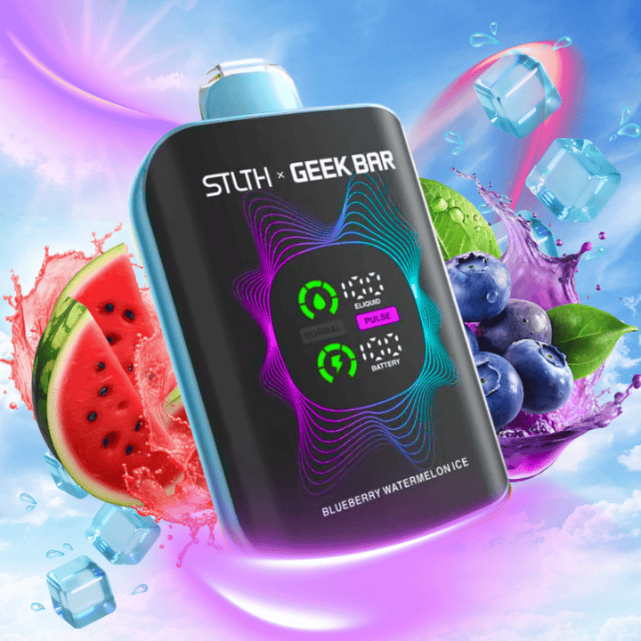 STLTH x Geek Bar 80K Disposable Vape - Blueberry Watermelon Ice Vape Superstore  Saskatchewan Canada
