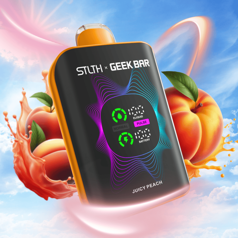 STLTH x Geek Bar 80K Disposable Vape-Juicy Peach Vape Superstore  Saskatchewan Canada