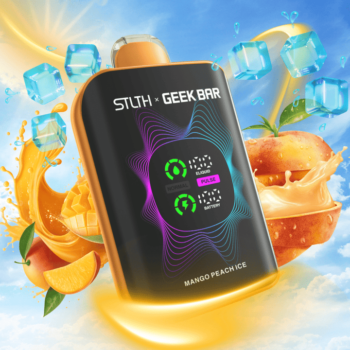 STLTH x Geek Bar 80K Disposable Vape-Mango Peach Ice 20mg / 80000 Puffs Vapexcape Vape and Bong Shop Regina Saskatchewan
