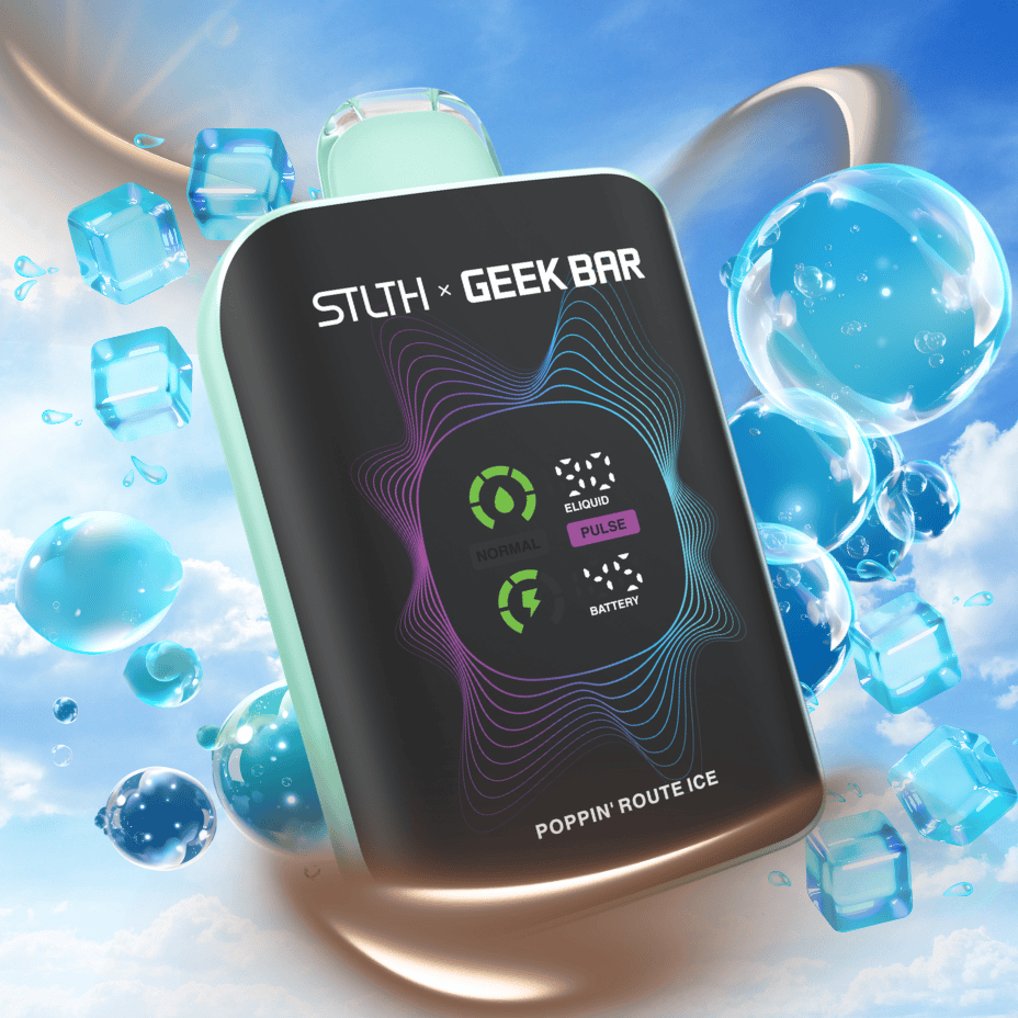 STLTH x Geek Bar 80K Disposable Vape - Poppin' Route Ice 80000 Puffs / 20mg Vape Superstore  Saskatchewan Canada